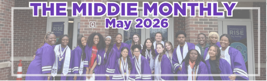 group of high school students in graduation gowns smiling